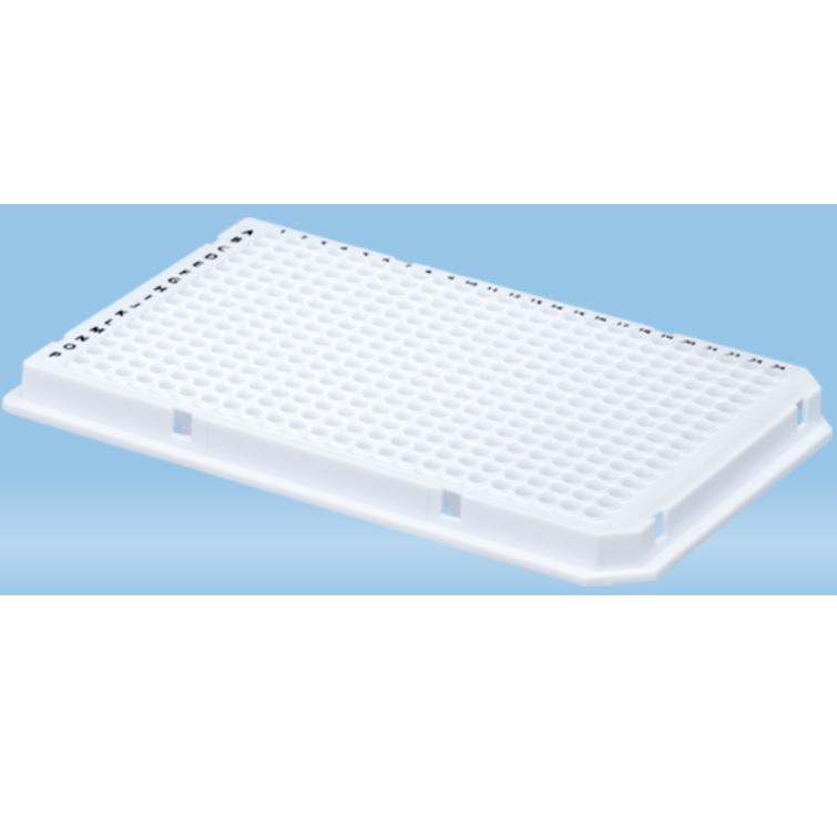 Sarstedt™ PCR Plate Full Skirt, 384 Well, White, Low-Profile, 40 µl, PCR Performance Tested, PP