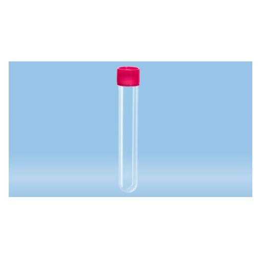 Sarstedt™ Screw Cap Tube, 13 ml, (LxØ): 101 x 16.5 mm, PP, Sterile,  500 piece(s)/bag, Red Cap