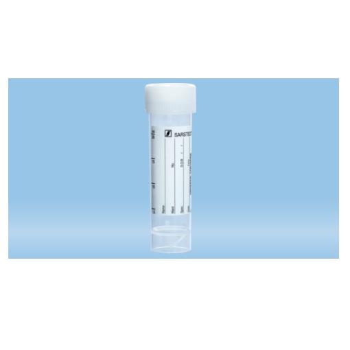 Sarstedt™ Screw Cap Tube, 25 ml, (LxØ): 90 x 25 mm, PP, With Paper Label