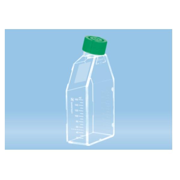 Sarstedt™ Cell Culture Bottle, T-75, Standard, 2-position Screw Cap, Green
