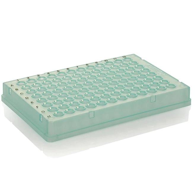 Thermo Scientific™ PCR Plate, 96-well, low profile, skirted, Black Lettering, Green