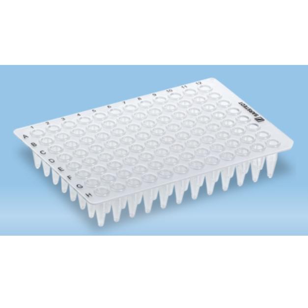 Sarstedt™ PCR Plate Non Skirt, 96 Well, Transparent, High-Profile, 200 µl, PCR Performance Tested, PP