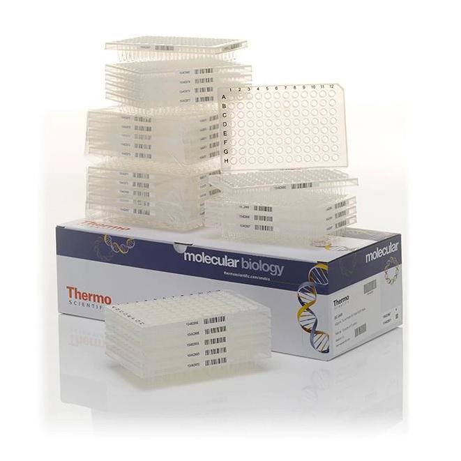 Thermo Scientific™ SuperPlate PCR Plate, 96-well, Semi-skirted, Flat deck, Clear, Barcoded