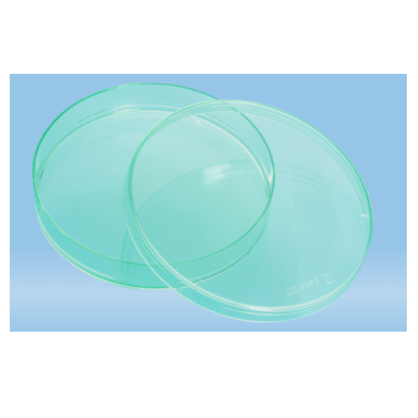 Sarstedt™ Petri Dish, 92 x 16 mm, With Ventilation Cams, Green
