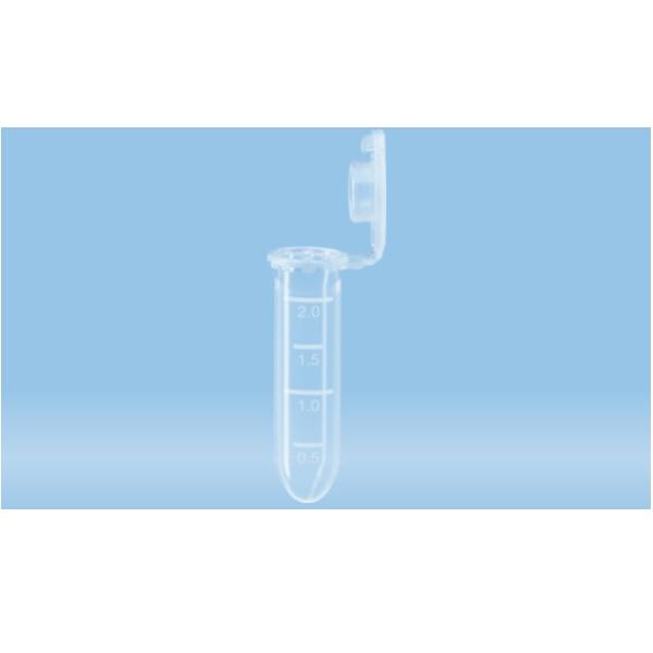 Sarstedt™ Reaction Tube, 2 ml, PP, Cap Attached, 500 piece(s)/bag, With Graduations