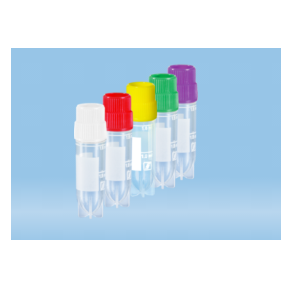 Sarstedt™ CryoPure Tubes, 2 ml, Quickseal Screw Cap, Colour Mix