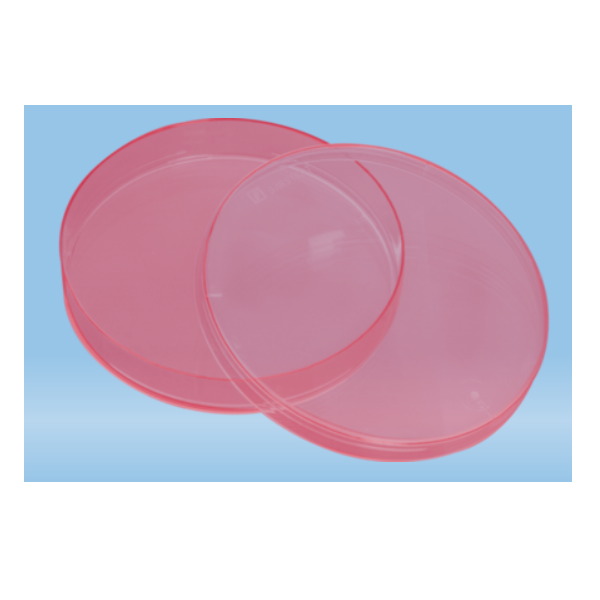 Sarstedt™ Petri Dish, 92 x 16 mm, With Ventilation Cams, Red