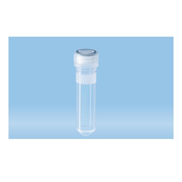 Sarstedt™ Screw Cap Micro Tubes, 2 ml, Sterile, Conical Base, With Knurling, Cap Assembled