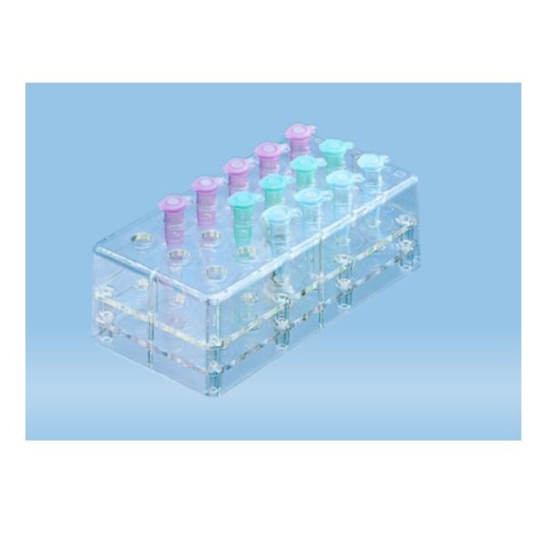 Sarstedt™ Rack, PC,  6 x 3, Suitable For Micro Tubes 1.5 ml
