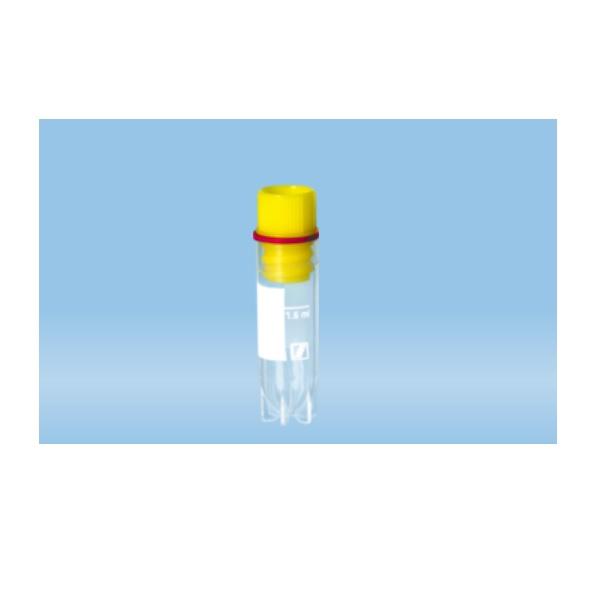 Sarstedt™ CryoPure Tubes, 2 ml, Quickseal Screw Cap, Internal Thread, Yellow