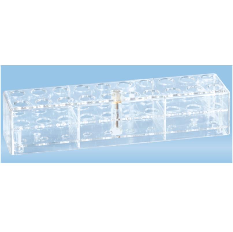 Sarstedt™ Rack, PC, 10 x 2, Suitable For Tubes, All S-Monovette Diameters , 257 x 62 x 55 mm