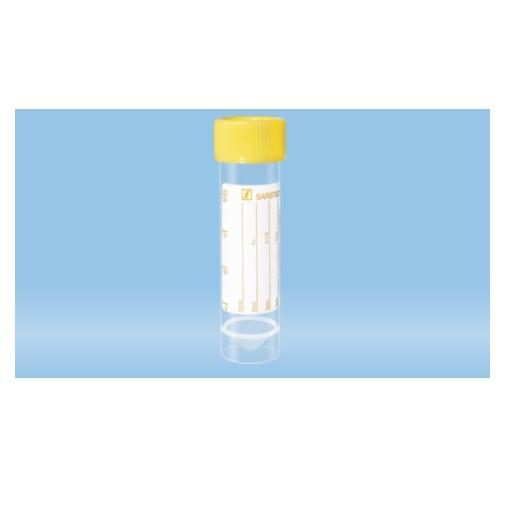 Sarstedt™ Screw Cap Tube, 25 ml, (LxØ): 90 x 25 mm, PP, With Paper Label, sterile, 1 piece(s)/bliste