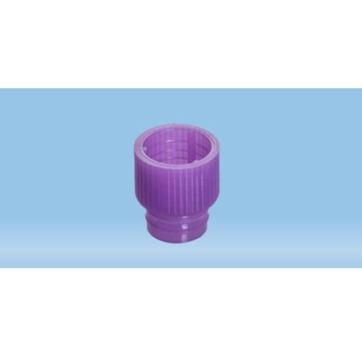Sarstedt™ Push Cap, Violet, Suitable For Tubes Ø 11.5 and 12 mm
