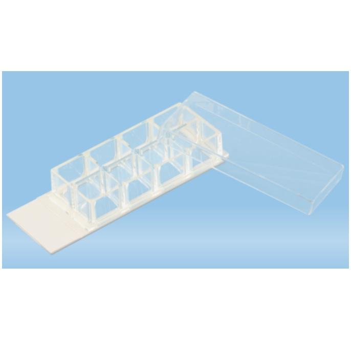 Sarstedt™ x-well Cell Culture Chamber, 8-well, On lumox® slide, Removable Frame