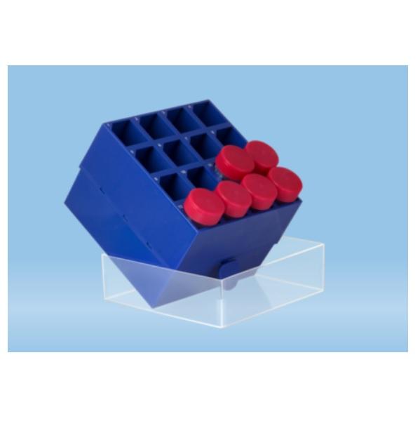 Sarstedt™ Storage Box, Slip-on Lid, PP, 4 x 4, For 16 Collection Tubes