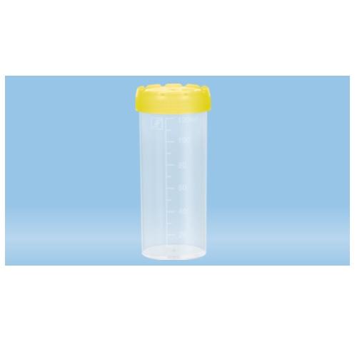 Sarstedt™ Multi-purpose Container, 120 ml, (ØxH): 44 x 105 mm, Graduated, PP, Sterile, 250 pcs./bag
