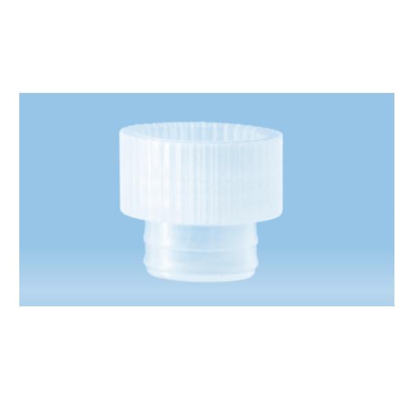 Sarstedt™ Push Cap, Natural, Suitable For Micro Tube Ø 10.8 mm, Standard Cap