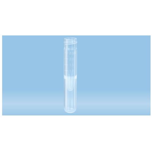 Sarstedt™ Screw cap tube, 2.5 ml, (LxØ): 75 x 13 mm, Rounded False Bottom, PP, 442 piece(s)/StackPack