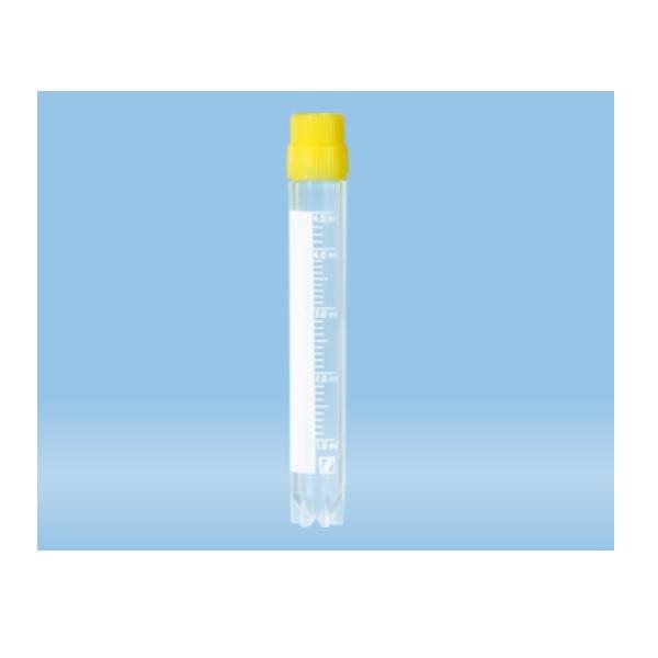 Sarstedt™ CryoPure Tubes, 5 ml, Quickseal Screw Cap, Yellow