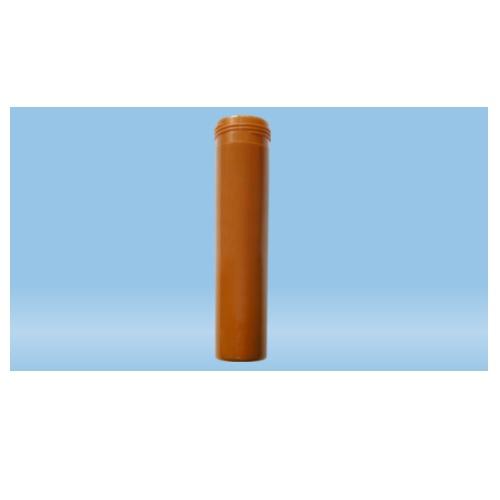 Sarstedt™ Mailing Container, Brown, Construction: Round, With Absorbent Liner, Length: 126 mm, Ø Opening: 30 mm, Without Cap