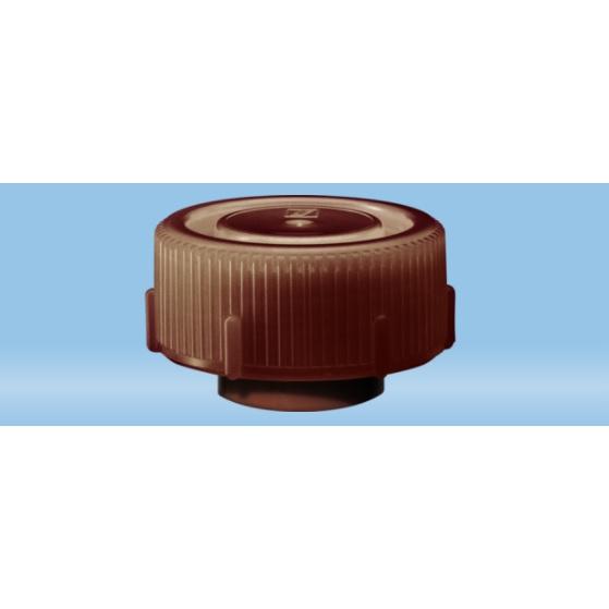 Sarstedt™ Screw Cap, Brown, Suitable For Protective Container 85 x 30 mm
