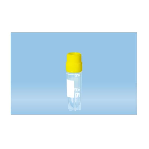 Sarstedt™ CryoPure Tubes, 2 ml, Quickseal Screw Cap, Yellow