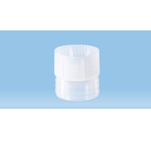 Sarstedt™ Push Cap, Natural, Suitable For Tubes Ø 23.5 mm