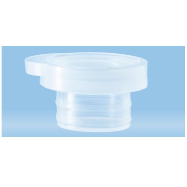 Sarstedt™ Push Cap, Natural, Suitable For Micro Tube Ø 10.8 mm, Flat Cap