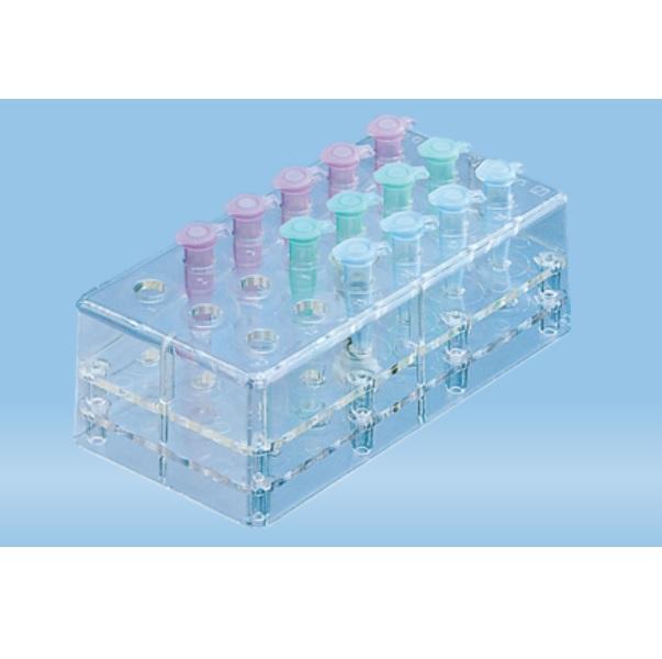 Sarstedt™ Rack, PC, 6 x 3, Suitable For Micro Tubes 2 ml, Microvette®