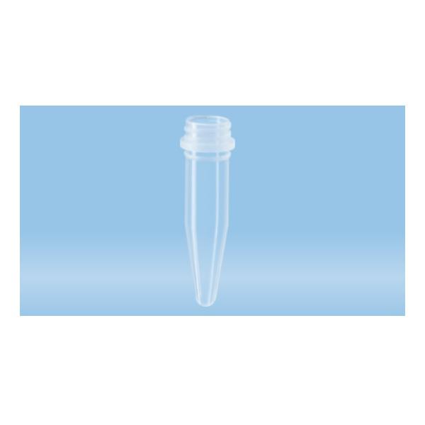 Sarstedt™ Screw Cap Micro Tubes, 1.5 ml, Conical Base, Without Cap