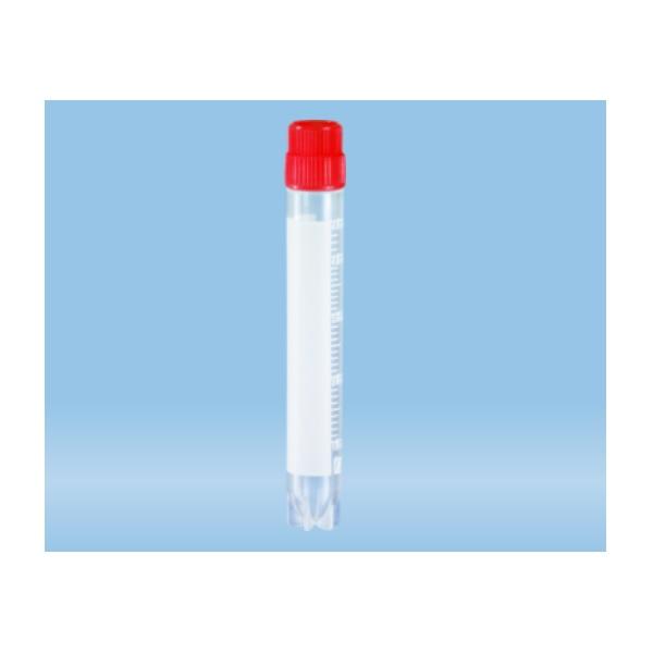 Sarstedt™ CryoPure Tubes, 5 ml, Quickseal Screw Cap, Red