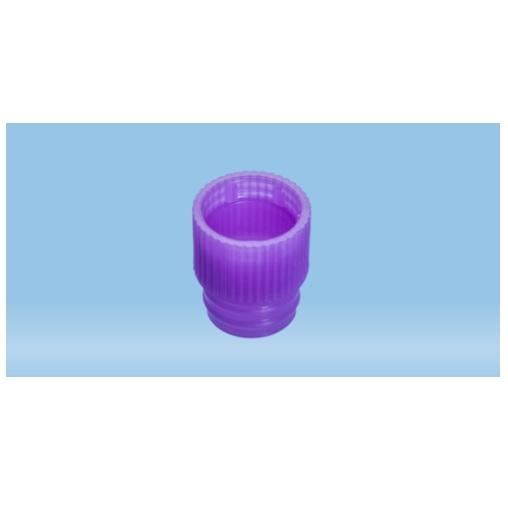 Sarstedt™ Push Cap, Violet, Suitable For Tubes Ø 13 mm
