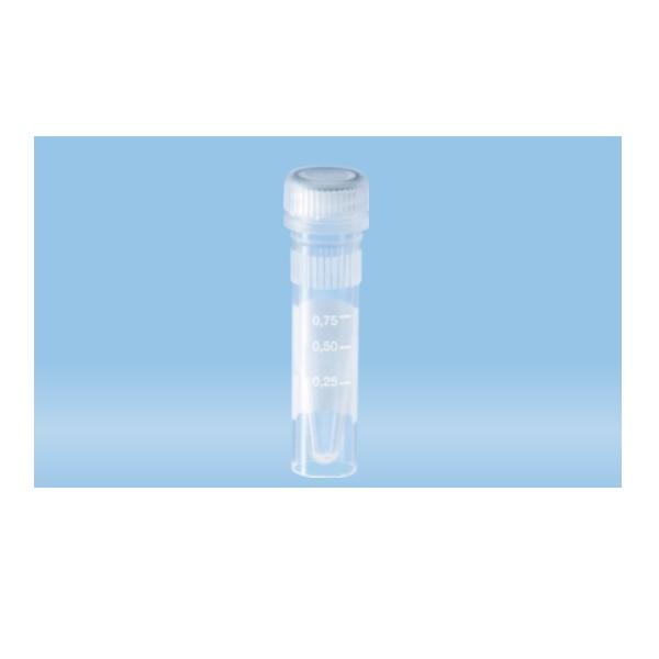 Sarstedt™ Screw Cap Micro Tubes, 1.5 ml, PCR Performance Tested, Low Protein-binding, Skirted Conical Base