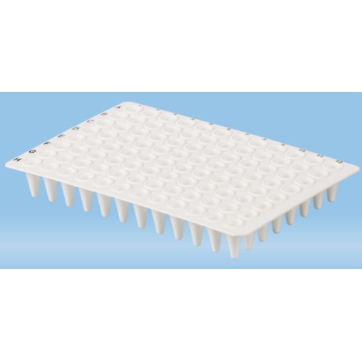 Sarstedt™ PCR Plate Non Skirt, 96 Well, White, Low-Profile, 100 µl, PCR Performance Tested, PP