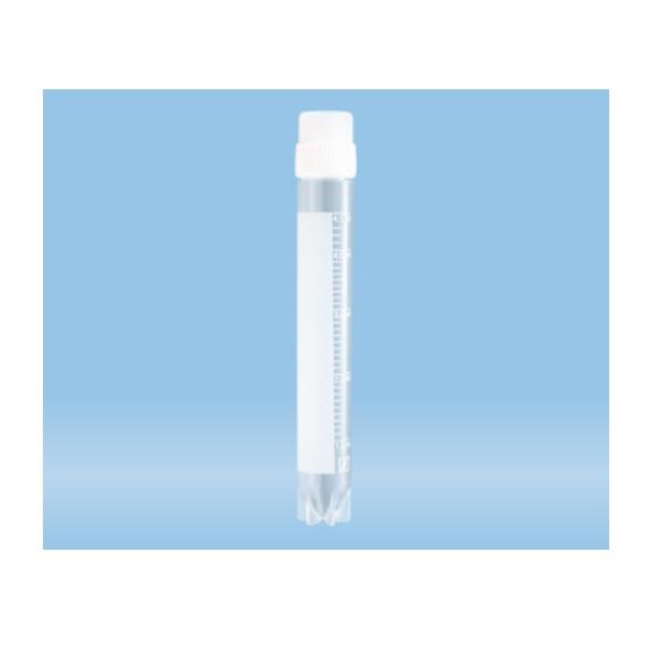 Sarstedt™ CryoPure Tubes, 5 ml, Quickseal Screw Cap, White