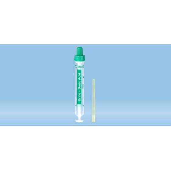 Urine-Monovette®, Boric Acid, 10 ml, Cap Green, (LxØ): 102 x 15 mm