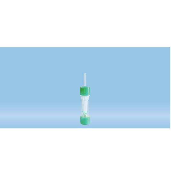 Microvette® 100 Lithium Heparin, 100 µl, Cap Green, Flat Base, ISO