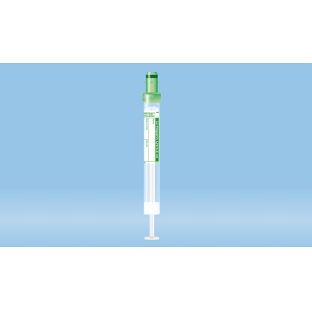 S-Monovette® Lithium Heparin, 4.5 ml, Cap Green, (LxØ): 92 x 11 mm, With Paper Label