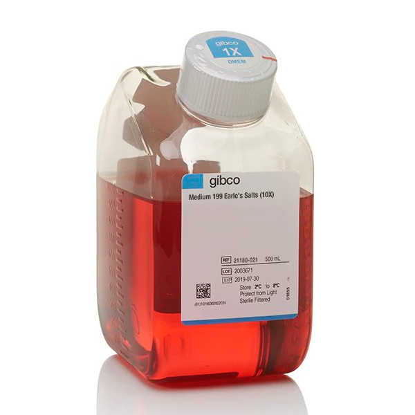 Gibco™ Medium 199, Low Sodium Bicarbonate, 500 mL