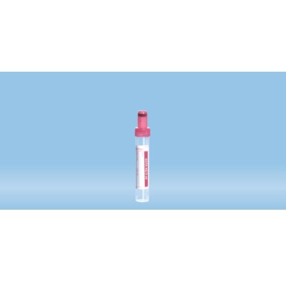 Sarstedt™ Sample Tube, K3 EDTA, 3 ml, Cap Red, (LxØ): 82 x 11.5 mm, With Paper Label