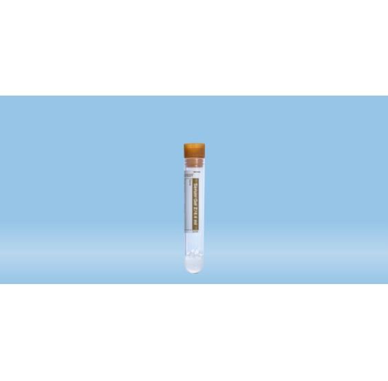 Sarstedt™ Sample Tube, Serum Gel, 4.4 ml, Cap Brown, (LxØ): 75 x 13 mm, With Paper Label