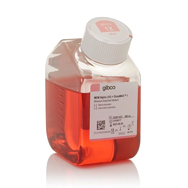 Gibco™ MEM α, GlutaMAX™ Supplement, No Nucleosides, 10 x 500 mL