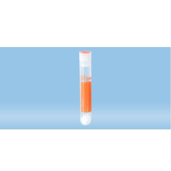 Sarstedt™ Sample Tube, Lithium Heparin, 4.5 ml, Cap Orange, (LxØ): 75 x 13 mm, With Print