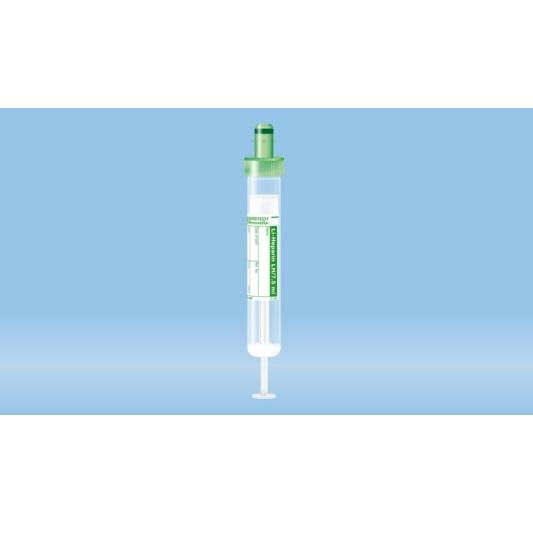 S-Monovette® Lithium-Heparin, Liquid, 7.5 ml, Cap Green, (LxØ): 92 x 15 mm, With Paper Label
