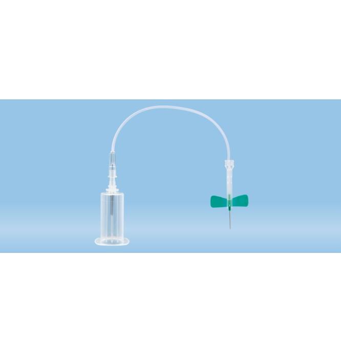 Safety-Multifly® Needle, 21G x 3/4'', Green, Tube Length: 200 mm, With Vaccum
