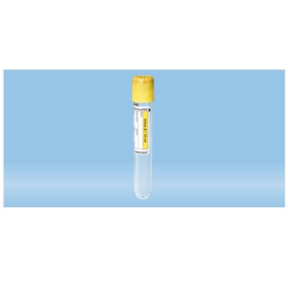 V-Monovette® Urine, 10 ml, Cap Yellow, (LxØ): 100 x 15 mm