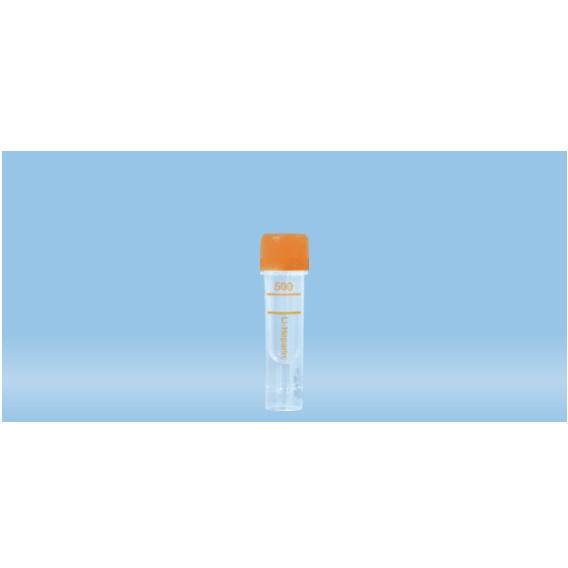 Microvette® 500 Lithium Heparin, 500 µl, Cap Orange, Flat Base