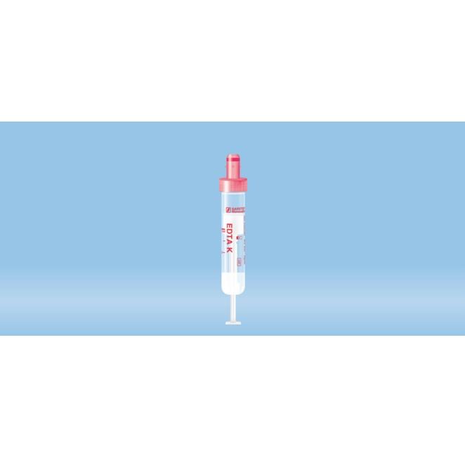 S-Monovette® K3 EDTA, 4 ml, Cap Red, (LxØ): 75 x 15 mm, With Plastic Label