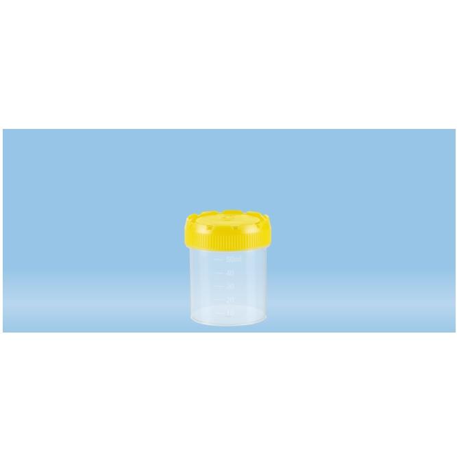 Sarstedt™ Multi-purpose Container, 70 ml, (ØxH): 44 x 55 mm, Graduated, PP, Without Label