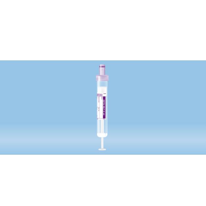 S-Monovette® K3 EDTA, 7.5 ml, Cap Violet, (LxØ): 92 x 15 mm, With Paper Label